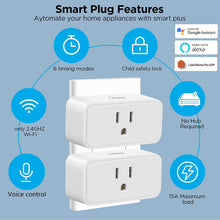 Load image into Gallery viewer, Indoor 3-Prong 2.4G Wi-Fi Voice Control Smart Plug - 4Pack
