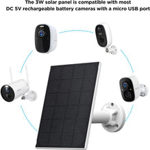 Load image into Gallery viewer, Solar Panel for Outdoor Battery Security Camera
