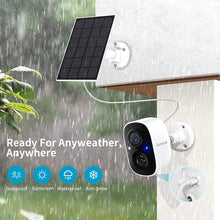 Load image into Gallery viewer, Solar Powered 1080P Wireless Security Battery Camera - HAWK Series

